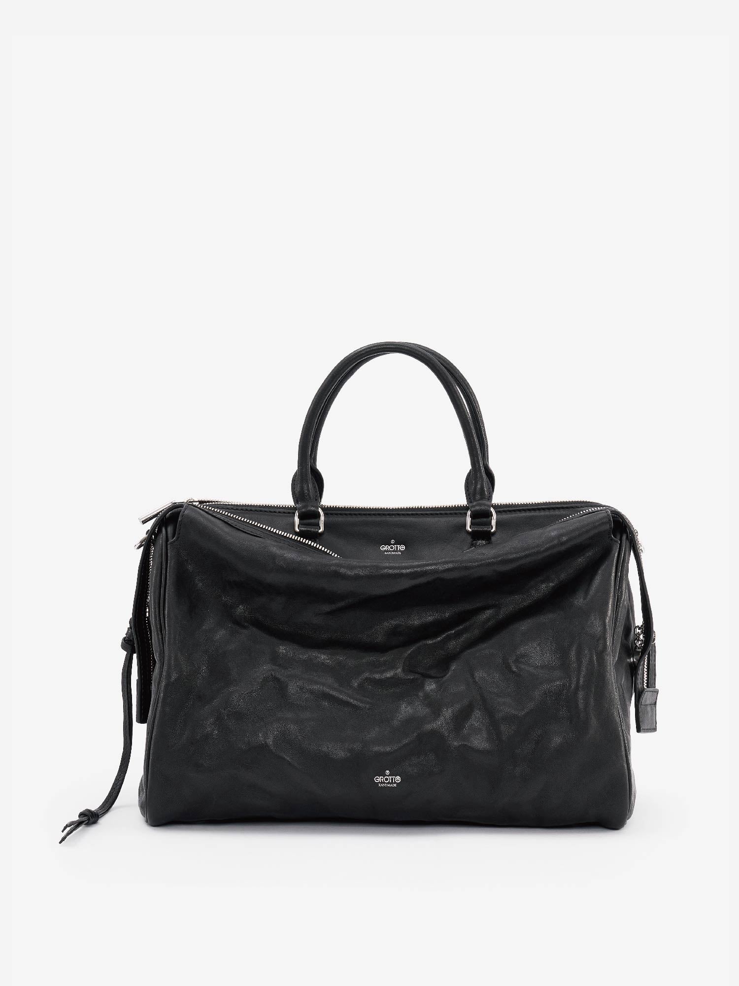 DOUBLE Z L BOSTON BAG - BLACK – Grotto Official