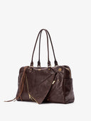 SOFT COLLAR BRIEFCASE - CHOCOLATE