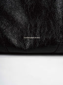 COLLAR L TOP HANDLE BAG - BLACK