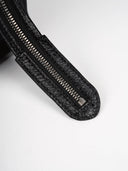 COLLAR L TOP HANDLE BAG - BLACK