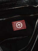 COLLAR MINI TOP HANDLE BAG - BLACK