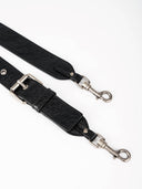 COLLAR MINI TOP HANDLE BAG - BLACK