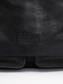DOUBLE P L MESSENGER BAG - BLACK
