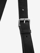 DOUBLE P L MESSENGER BAG - BLACK