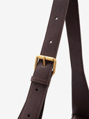 DOUBLE P L MESSENGER BAG - CHOCOLATE