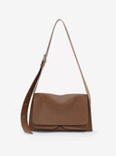 DOUBLE P S MESSENGER BAG - CARAMEL