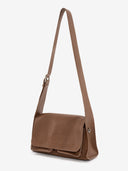 DOUBLE P S MESSENGER BAG - CARAMEL