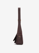DOUBLE P S MESSENGER BAG - CHOCOLATE