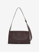 DOUBLE P S MESSENGER BAG - CHOCOLATE