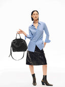 DOUBLE Z L BOSTON BAG - BLACK