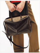 DOUBLE Z L BOSTON BAG - BURNT WOOD