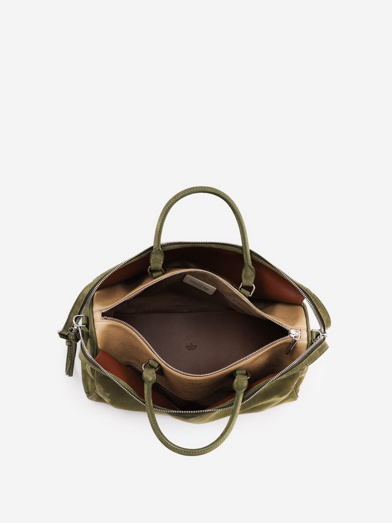 DOUBLE Z L BOSTON BAG - MOSS – Grotto Official