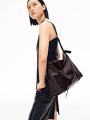 GOGO L HOBO BAG - CHOCOLATE