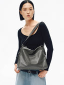 GOGO M HOBO BAG - PEWTER GRAY