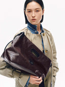 SOFT CARRY L TOTE BAG - BURGUNDY