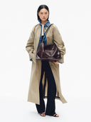 SOFT CARRY L TOTE BAG - BURGUNDY