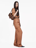 SOFT COLLAR S BOWLING BAG - CARAMEL