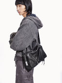 SOFT COLLAR M BOWLING BAG - BLACK