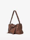 SOFT COLLAR M BOWLING BAG - CARAMEL