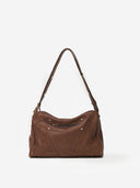 SOFT COLLAR M BOWLING BAG - CARAMEL