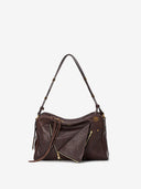 SOFT COLLAR M BOWLING BAG - CHOCOLATE