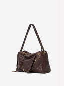 SOFT COLLAR M BOWLING BAG - CHOCOLATE