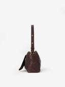 SOFT COLLAR M BOWLING BAG - CHOCOLATE