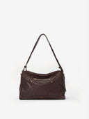 SOFT COLLAR M BOWLING BAG - CHOCOLATE