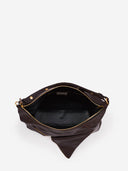 SOFT COLLAR M HOBO BAG - CHOCOLATE