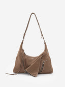 SOFT COLLAR M HOBO BAG - MOCHA