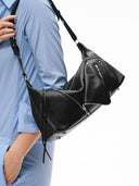 SOFT COLLAR S HOBO BAG - BLACK