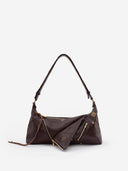 SOFT COLLAR S HOBO BAG - CHOCOLATE
