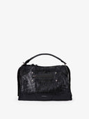 COLLAR S HANDBAG - BLACK