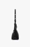 STONE S HOBO BAG - BLACK
