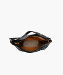 STONE S HOBO BAG - BLACK
