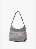 STONE S HOBO BAG - SILVER