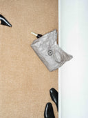 STONE S HOBO BAG - SILVER