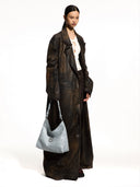 STONE L HOBO BAG - AIRY BLUE