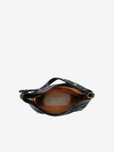 STONE L HOBO BAG - BLACK