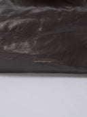 STONE L HOBO BAG - EBONY BROWN