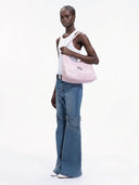 STONE L HOBO BAG - PINK