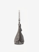 STONE L HOBO BAG - SILVER