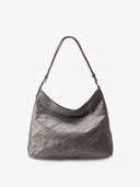 STONE L HOBO BAG - SILVER