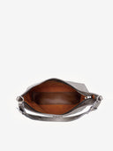 STONE L HOBO BAG - SILVER