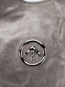 STONE L HOBO BAG - SILVER