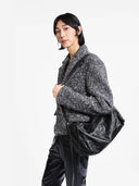 STONE L WEEKEND BAG - BLACK