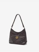 STONE S HOBO BAG - EBONY BROWN