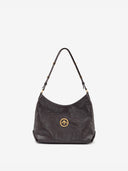 STONE S HOBO BAG - EBONY BROWN