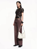 STONE S HOBO BAG - IVORY WHITE