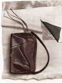 SOFT COLLAR S BOWLING BAG - CHOCOLATE